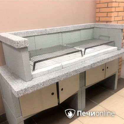 Барбекю Palazzetti COOKIE Модуль, двойное накладное барбекю GRIGIO в Кунгуре